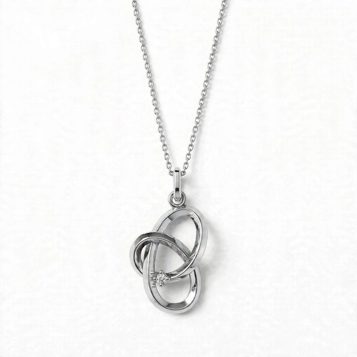 Aşk Düğümü Kolye | Fable Serisi | Altın Kaplama 925 Gümüş | Mihu Jewelry