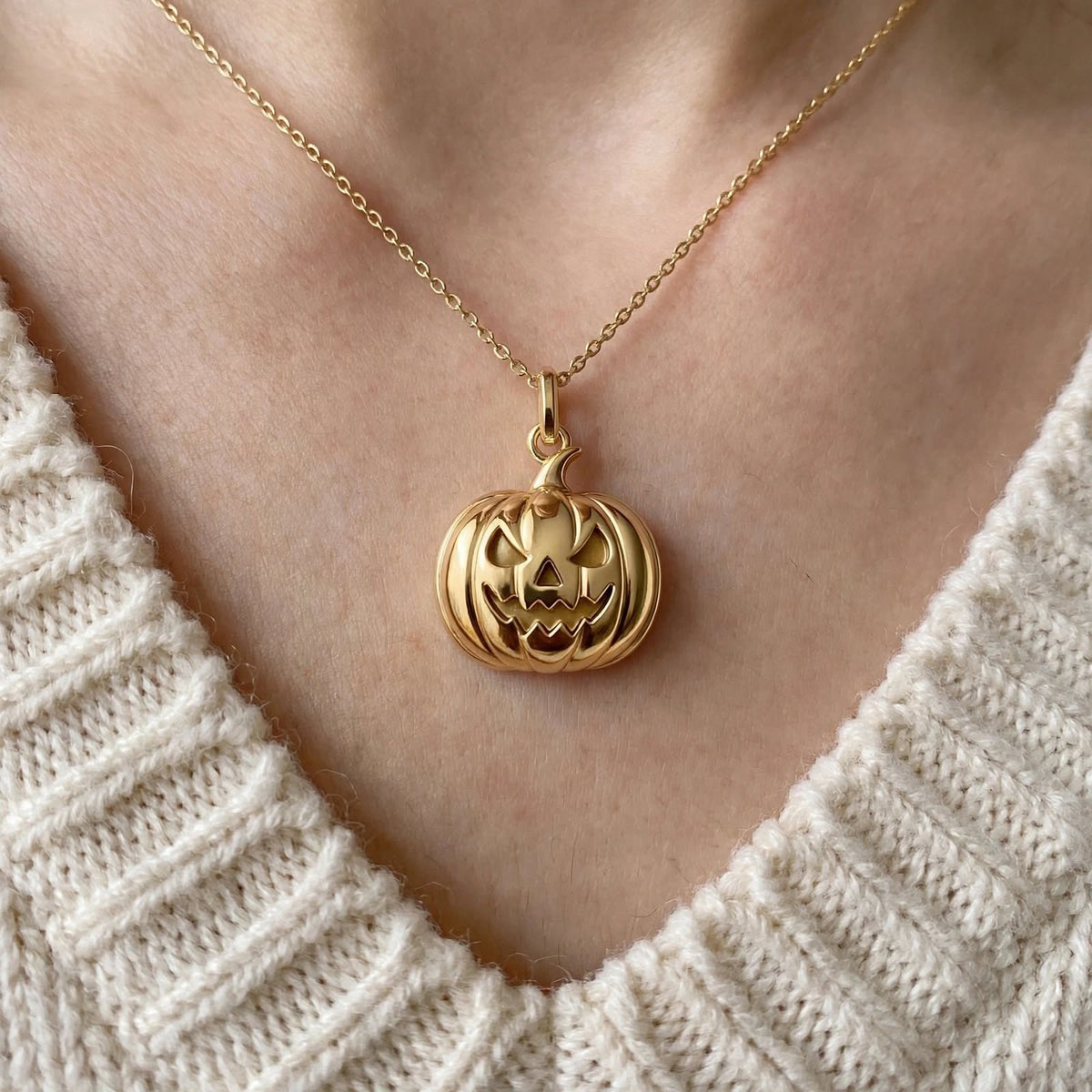 Balkabağı Kolye | Season Serisi | 925 Gümüş | Mihu Jewelry