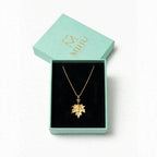 Çınar Yaprağı Kolye | Season Serisi | 925 Gümüş | Mihu Jewelry