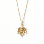 Çınar Yaprağı Kolye | Season Serisi | 925 Gümüş | Mihu Jewelry