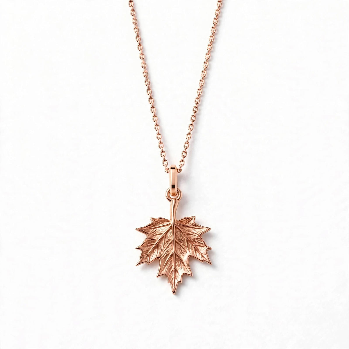 Çınar Yaprağı Kolye | Season Serisi | 925 Gümüş | Mihu Jewelry