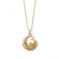 ESTP Dalga Kolye | Altın Kaplama 925 Gümüş | Mihu Jewelry