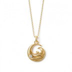 ESTP Dalga Kolye | Altın Kaplama 925 Gümüş | Mihu Jewelry