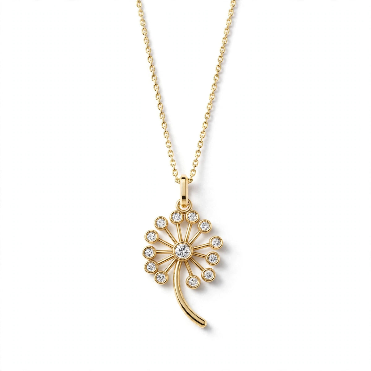 Karahindiba Kolye | Fable Serisi | 925 Gümüş | Mihu Jewelry