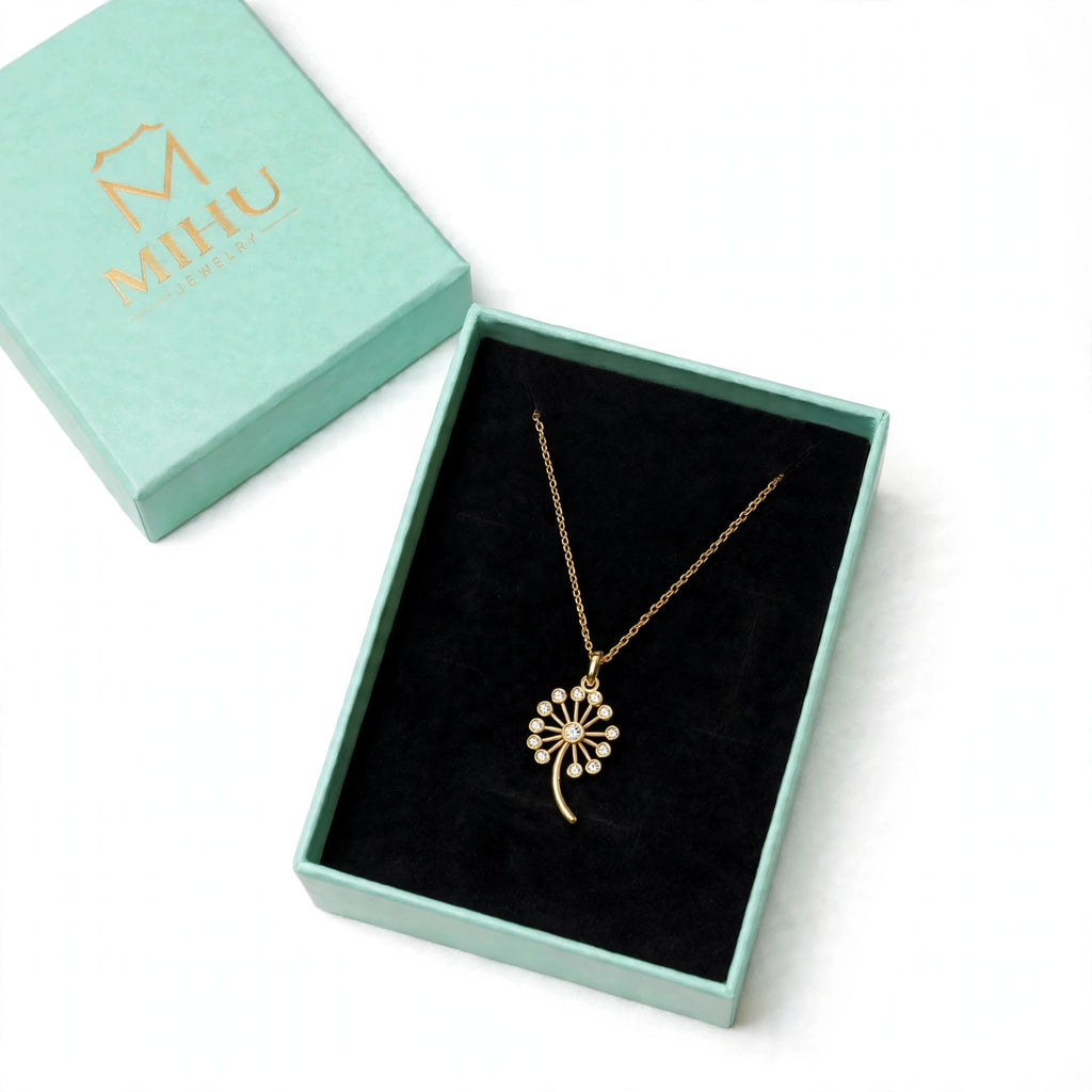 Karahindiba Kolye | Fable Serisi | 925 Gümüş | Mihu Jewelry