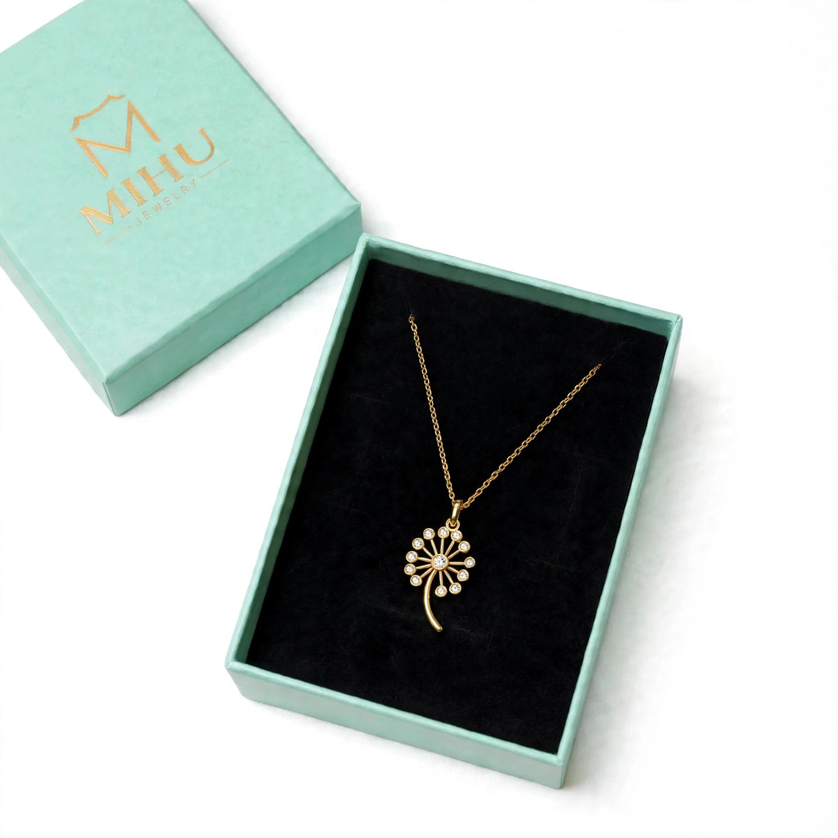 Karahindiba Kolye | Fable Serisi | 925 Gümüş | Mihu Jewelry