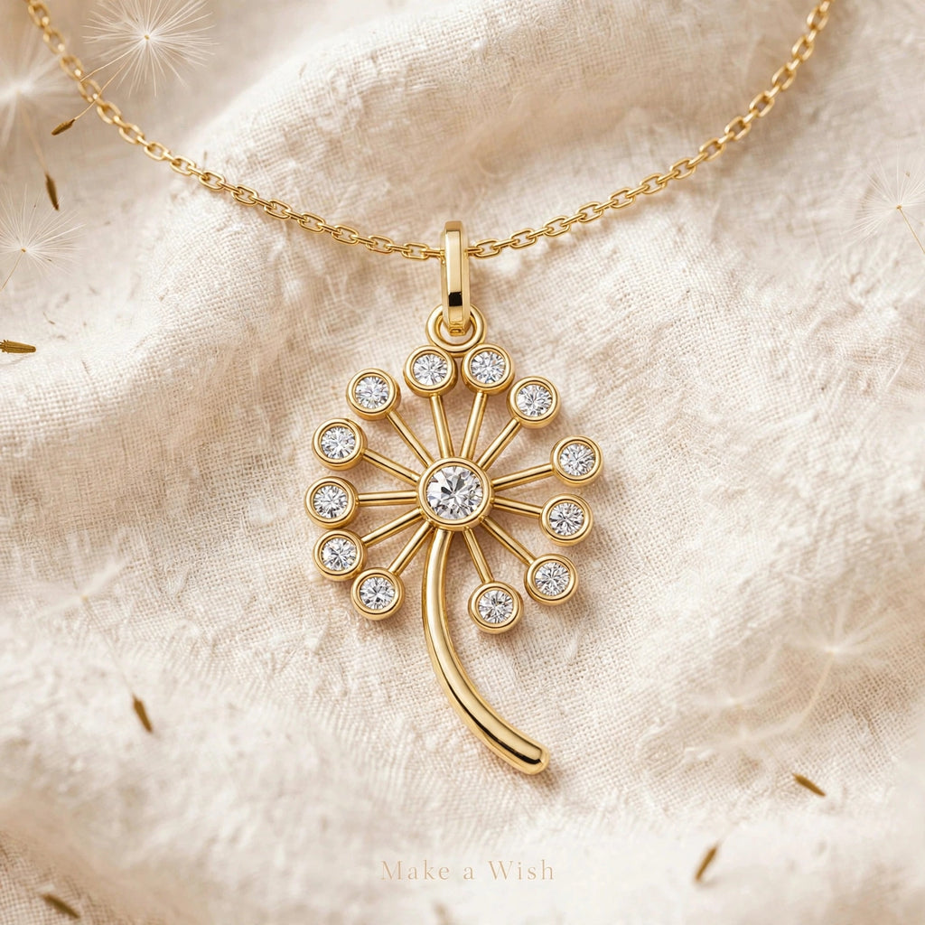 Karahindiba Kolye | Fable Serisi | 925 Gümüş | Mihu Jewelry