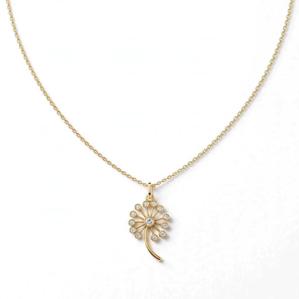 Karahindiba Kolye | Fable Serisi | 925 Gümüş | Mihu Jewelry