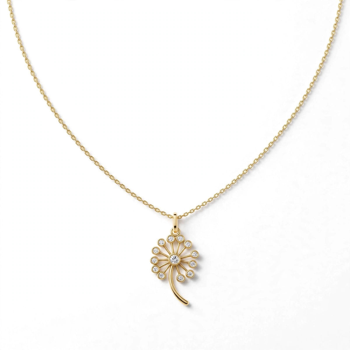 Karahindiba Kolye | Fable Serisi | 925 Gümüş | Mihu Jewelry