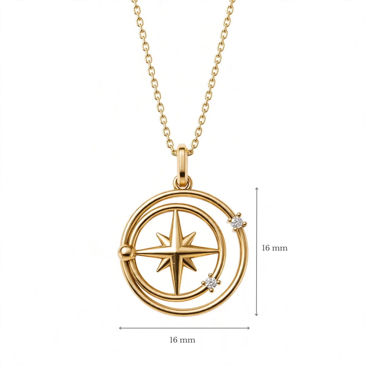 ENTJ Komutan Kolye | MBTI Serisi | 925 Gümüş | Mihu Jewelry