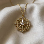 ENTP Pusula Kolye | Altın Kaplama 925 Gümüş | Mihu Jewelry