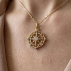 ENTP Pusula Kolye | Altın Kaplama 925 Gümüş | Mihu Jewelry