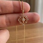 ENTP Pusula Kolye | Altın Kaplama 925 Gümüş | Mihu Jewelry