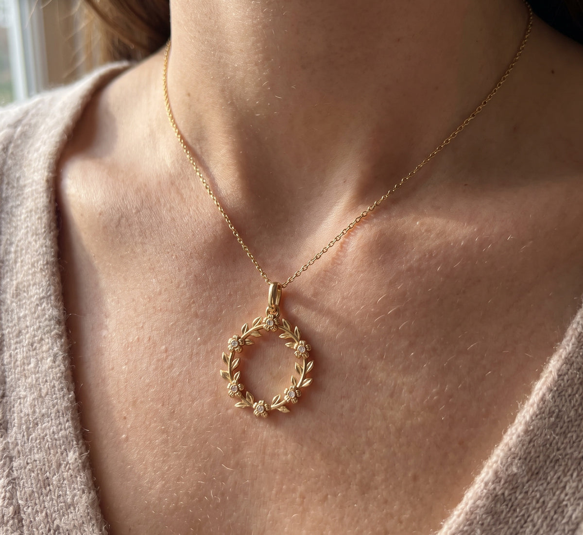 ESFJ Çelenk Kolye | MBTI Serisi | 925 Gümüş | Mihu Jewelry