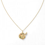 ESFP Palet Kolye | MBTI Serisi | 925 Gümüş | Mihu Jewelry