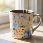 ESFP Palet Kolye | MBTI Serisi | 925 Gümüş | Mihu Jewelry