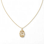 ESTJ Kum Saati Kolye | Altın Kaplama 925 Gümüş | Mihu Jewelry