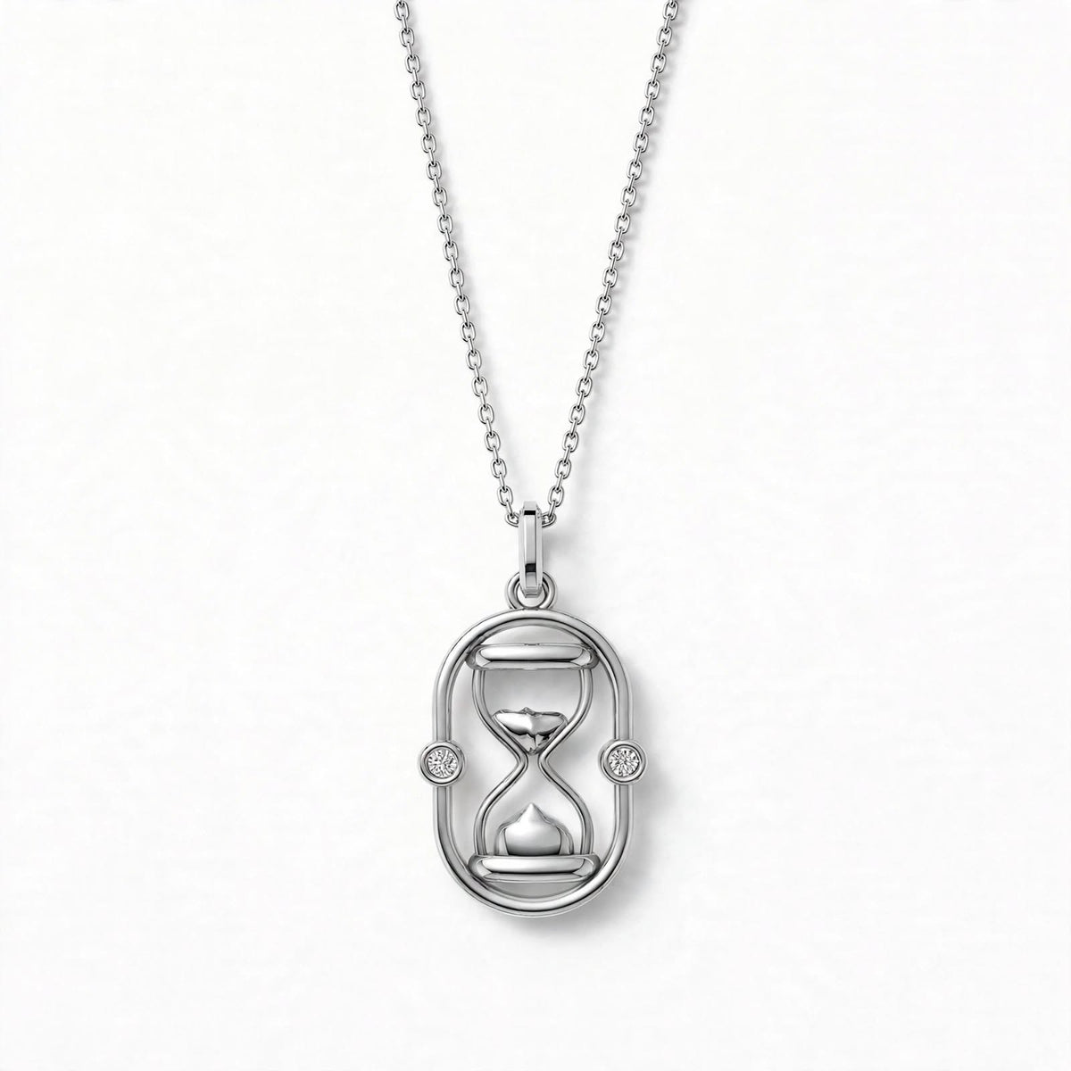 ESTJ Kum Saati Kolye | Altın Kaplama 925 Gümüş | Mihu Jewelry