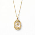 ESTJ Kum Saati Kolye | Altın Kaplama 925 Gümüş | Mihu Jewelry