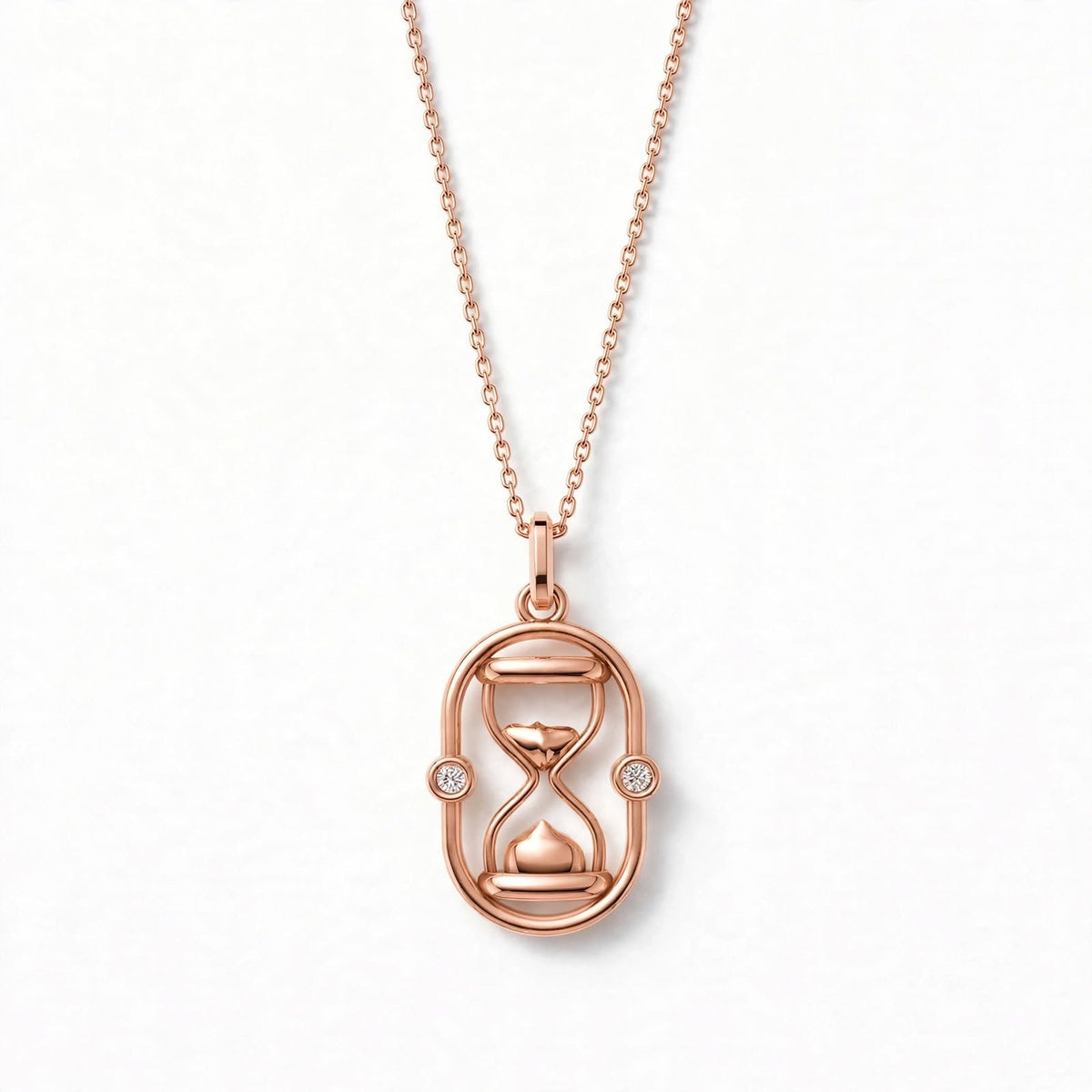 ESTJ Kum Saati Kolye | Altın Kaplama 925 Gümüş | Mihu Jewelry