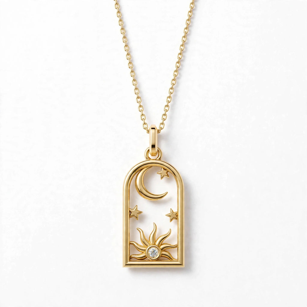 INFP Celestial Kolye | MBTI Serisi | 925 Gümüş | Mihu Jewelry