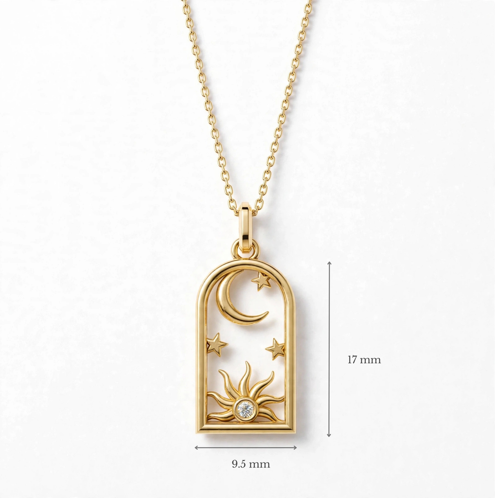 INFP Celestial Kolye | MBTI Serisi | 925 Gümüş | Mihu Jewelry