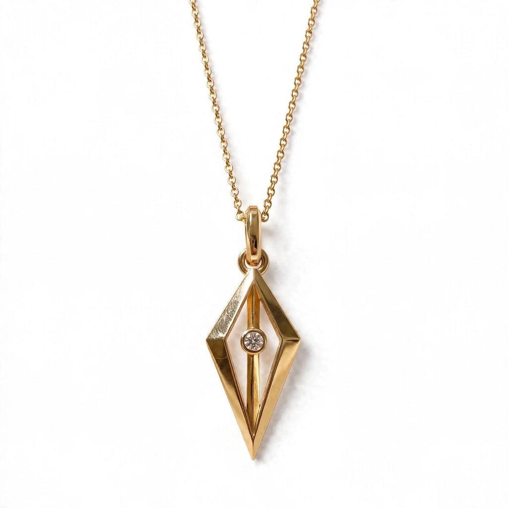 INTJ Mimar Kolye | Altın Kaplama 925 Gümüş | Mihu Jewelry
