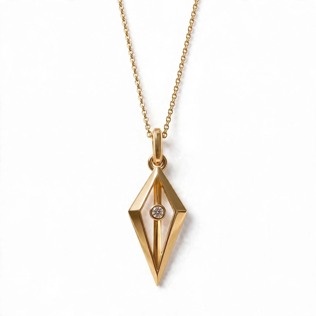 INTJ Mimar Kolye | Altın Kaplama 925 Gümüş | Mihu Jewelry
