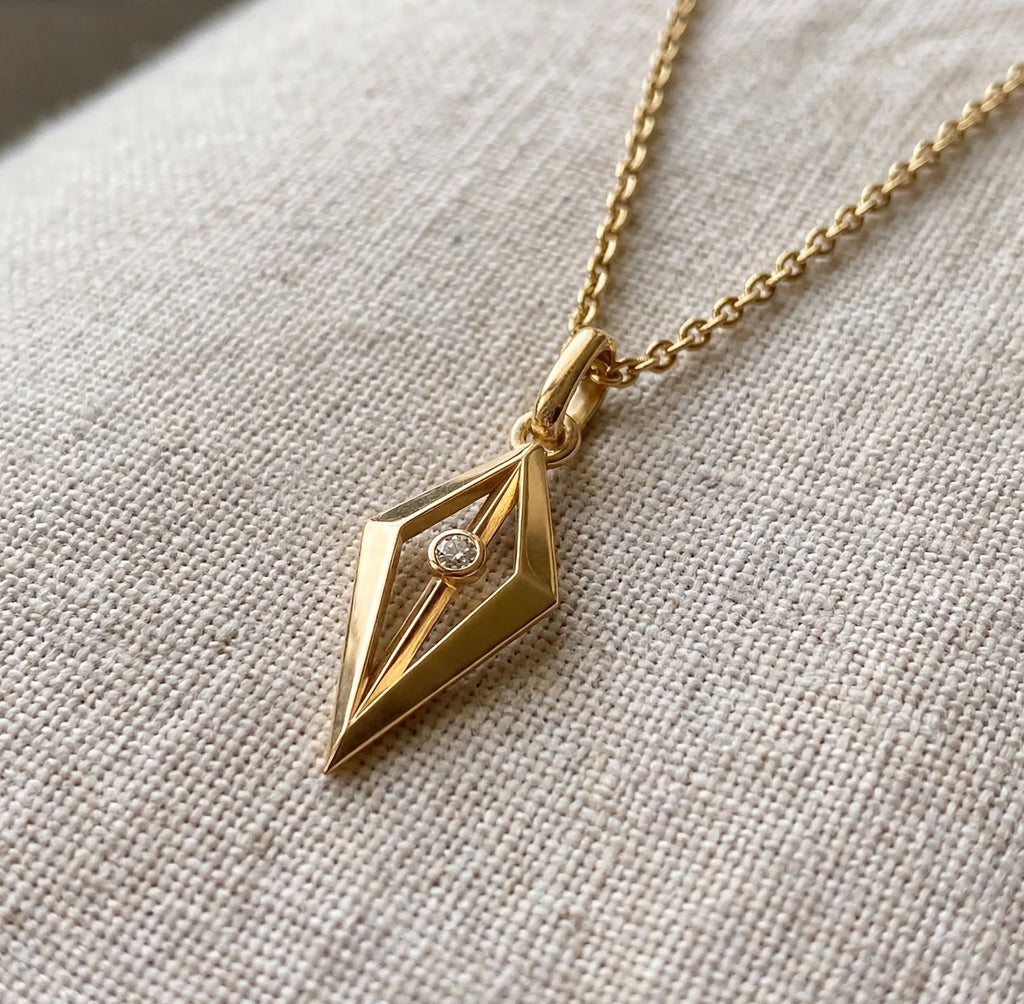 INTJ Mimar Kolye | Altın Kaplama 925 Gümüş | Mihu Jewelry