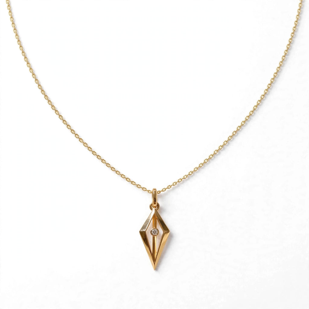 INTJ Mimar Kolye | Altın Kaplama 925 Gümüş | Mihu Jewelry