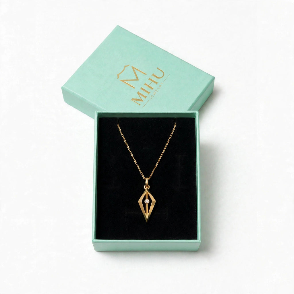 INTJ Mimar Kolye | Altın Kaplama 925 Gümüş | Mihu Jewelry