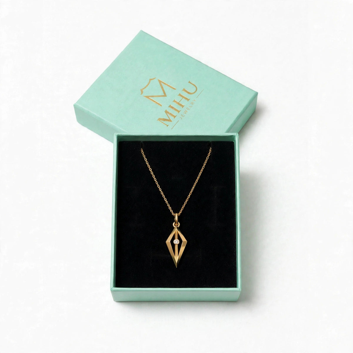 INTJ Mimar Kolye | Altın Kaplama 925 Gümüş | Mihu Jewelry