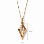 INTJ Mimar Kolye | Altın Kaplama 925 Gümüş | Mihu Jewelry