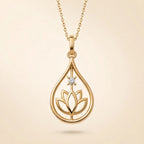 ISFP Lotus Kolye | MBTI Serisi | 925 Gümüş | Mihu Jewelry