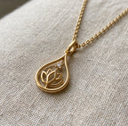 ISFP Lotus Kolye | MBTI Serisi | 925 Gümüş | Mihu Jewelry