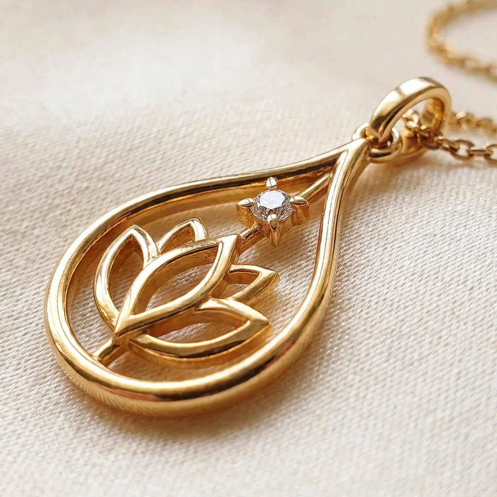 ISFP Lotus Kolye | MBTI Serisi | 925 Gümüş | Mihu Jewelry
