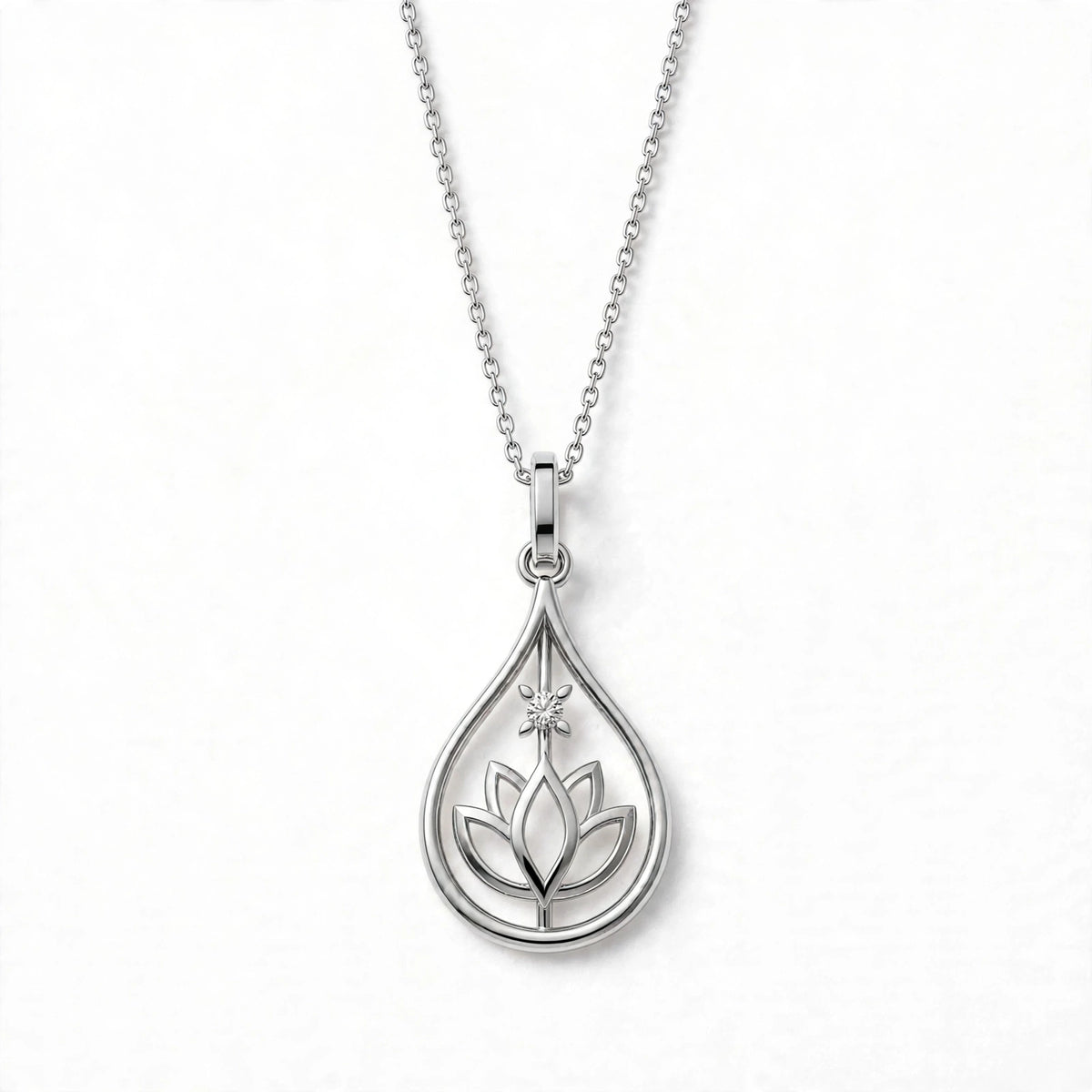 ISFP Lotus Kolye | MBTI Serisi | 925 Gümüş | Mihu Jewelry