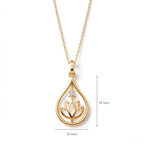 ISFP Lotus Kolye | MBTI Serisi | 925 Gümüş | Mihu Jewelry