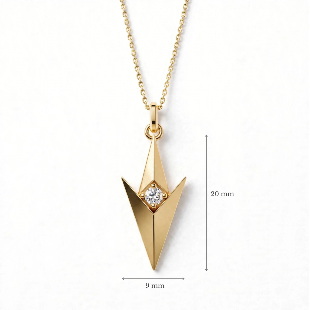 ISTJ Hedef Kolye | MBTI Serisi | 925 Gümüş | Mihu Jewelry