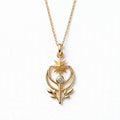 Kuzey Yıldızı Lale Kolye | Fable Serisi | 925 Gümüş | Mihu Jewelry