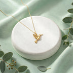 Sinekkuşu Kolye | Fable Serisi | Altın Kaplama 925 Gümüş | Mihu Jewelry