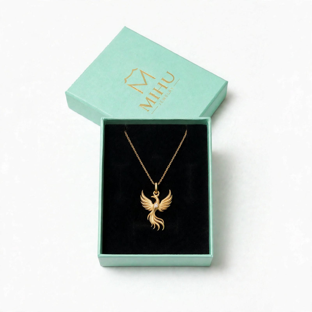 Sinekkuşu Kolye | Fable Serisi | Altın Kaplama 925 Gümüş | Mihu Jewelry