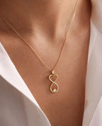 Sonsuzluk Kalp Kolye | Fable Serisi | 925 Gümüş | Mihu Jewelry