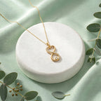 Sonsuzluk Kalp Kolye | Fable Serisi | 925 Gümüş | Mihu Jewelry