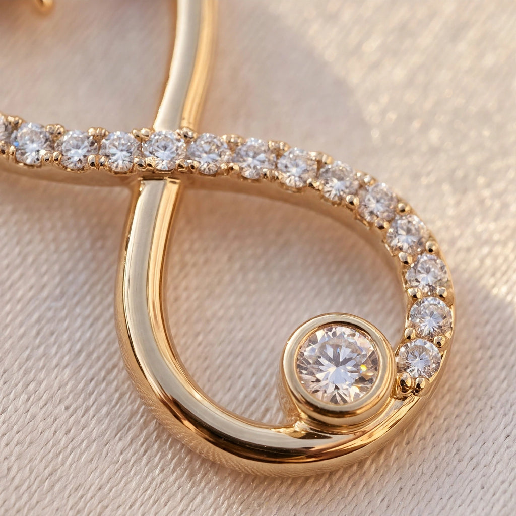 Sonsuzluk Kalp Kolye | Fable Serisi | 925 Gümüş | Mihu Jewelry
