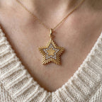 Süpernova Yıldız Kolye | Fable Serisi | 925 Gümüş | Mihu Jewelry