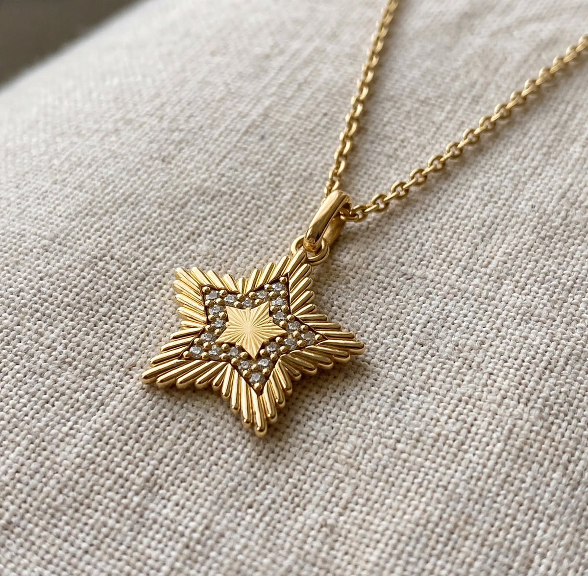 Süpernova Yıldız Kolye | Fable Serisi | 925 Gümüş | Mihu Jewelry