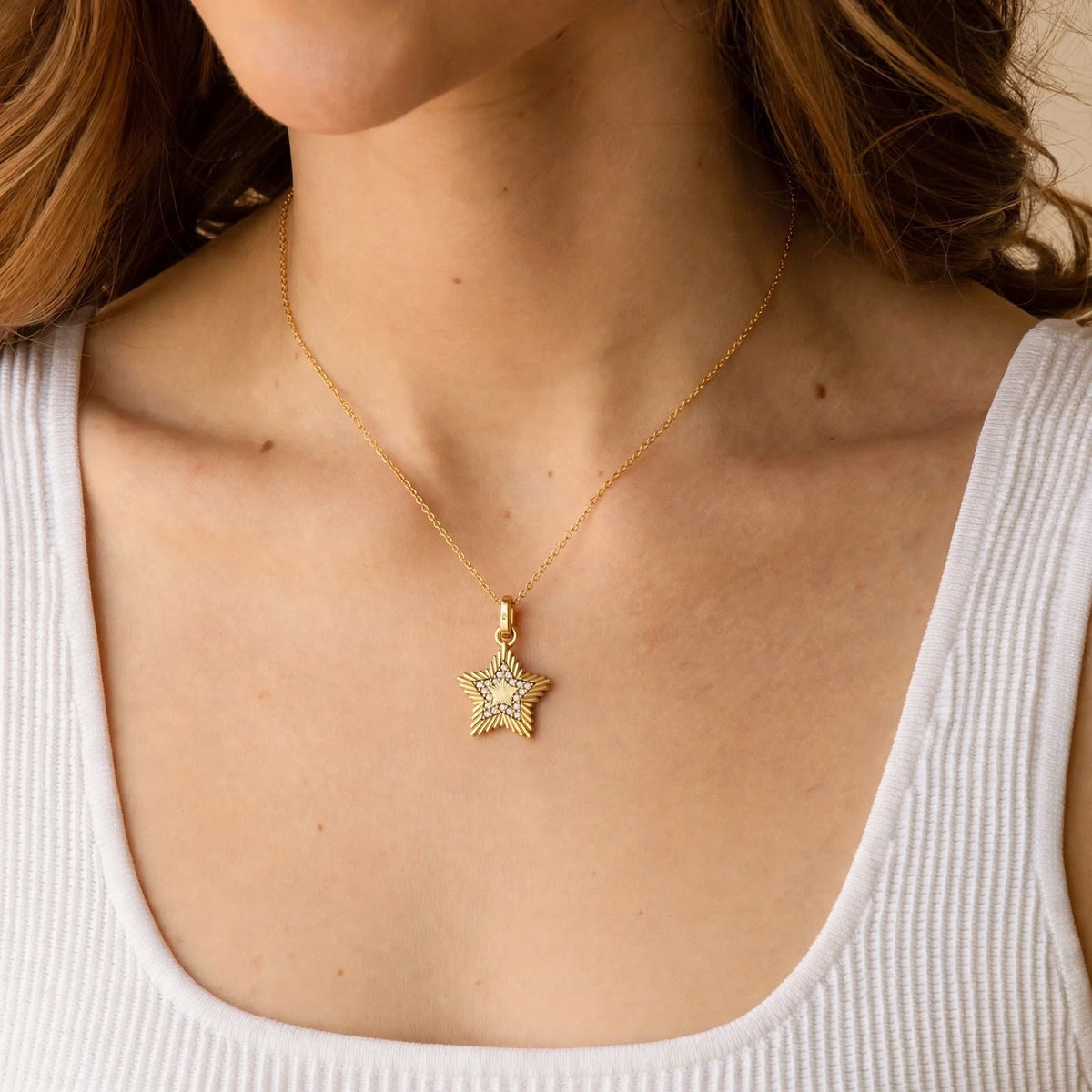 Süpernova Yıldız Kolye | Fable Serisi | 925 Gümüş | Mihu Jewelry