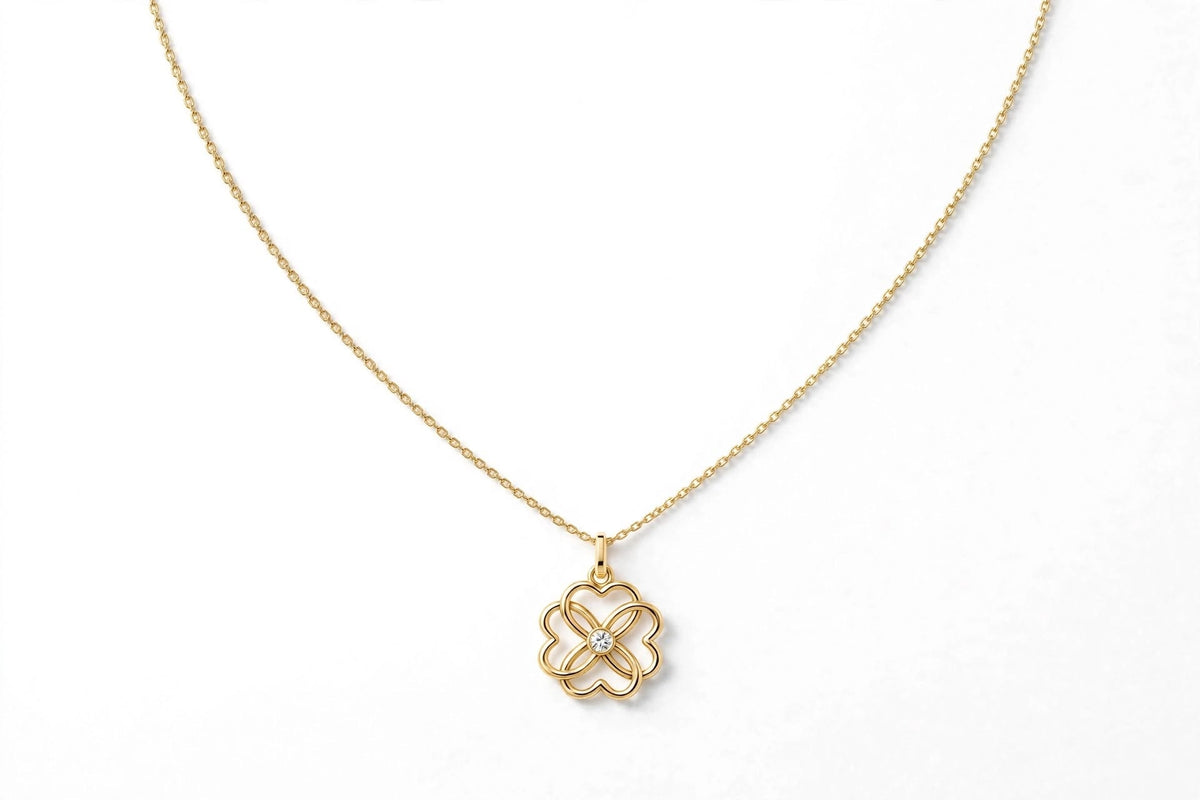 Kalp Yoncası Kolye | Fable Serisi | 925 Gümüş | Mihu Jewelry