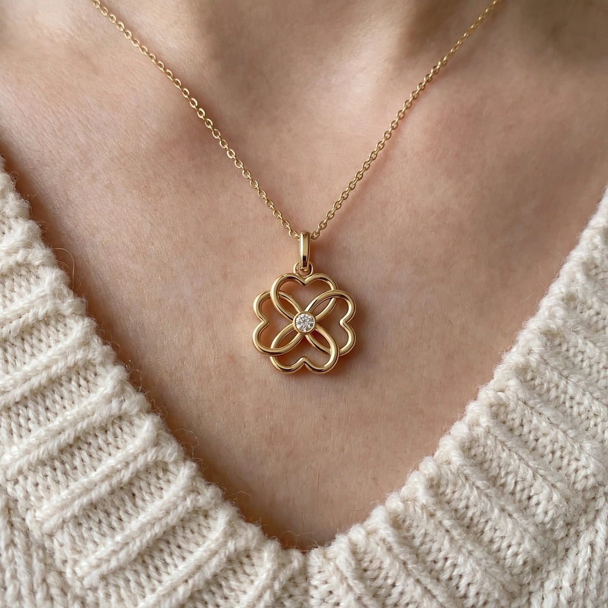 Kalp Yoncası Kolye | Fable Serisi | 925 Gümüş | Mihu Jewelry